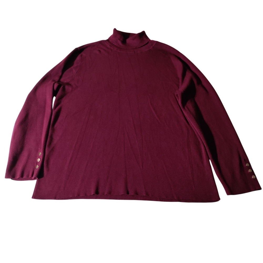 Chico's Beautiful Maroon Casual Shirt Size 3 (XL)